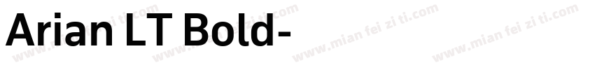 Arian LT Bold字体转换